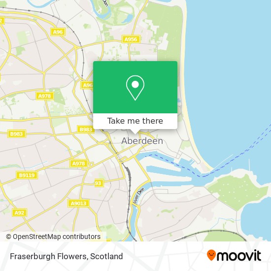 Fraserburgh Flowers map