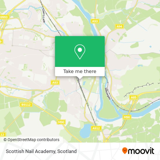 Scottish Nail Academy map