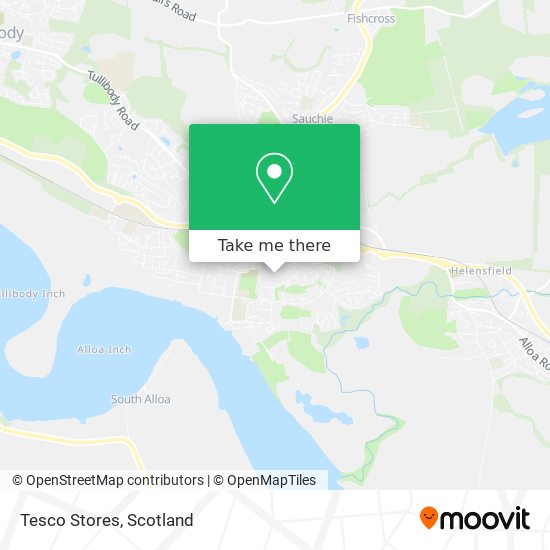 Tesco Stores map