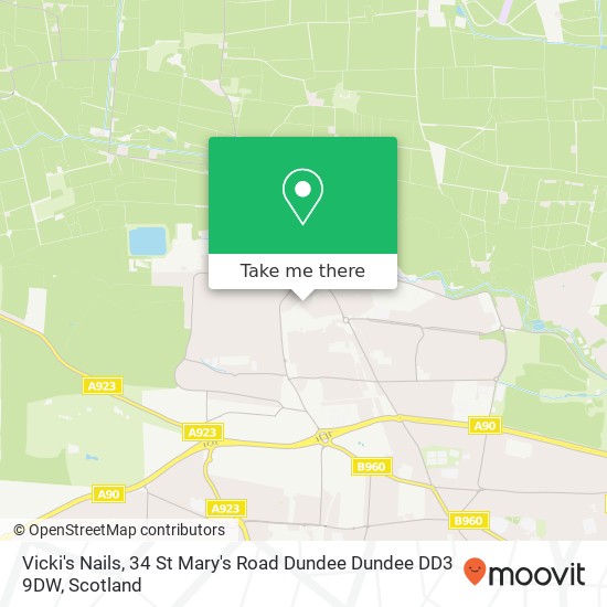 Vicki's Nails, 34 St Mary's Road Dundee Dundee DD3 9DW map