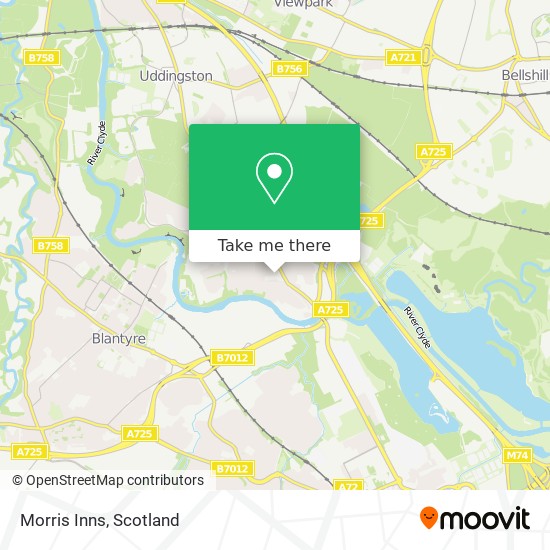 Morris Inns map