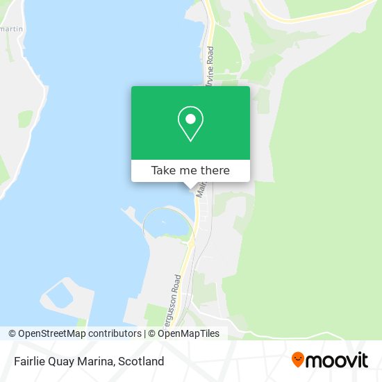 Fairlie Quay Marina map