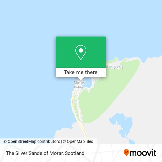 The Silver Sands of Morar map