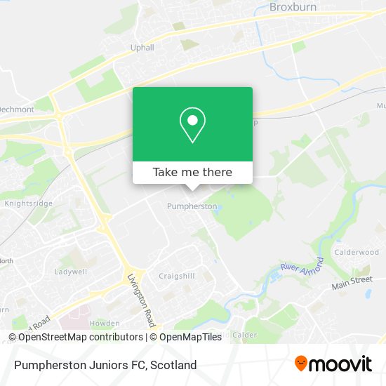 Pumpherston Juniors FC map
