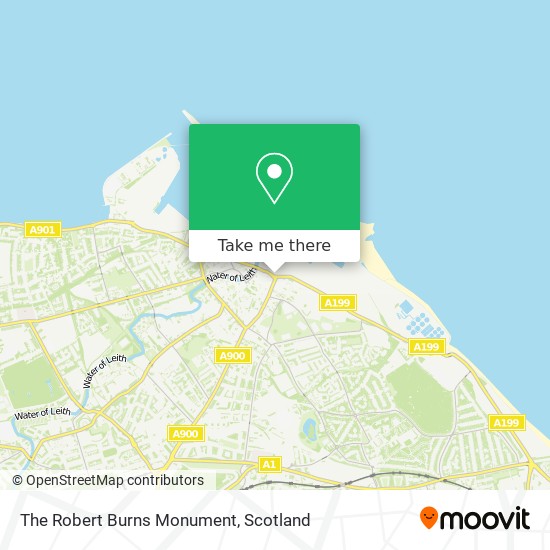 The Robert Burns Monument map