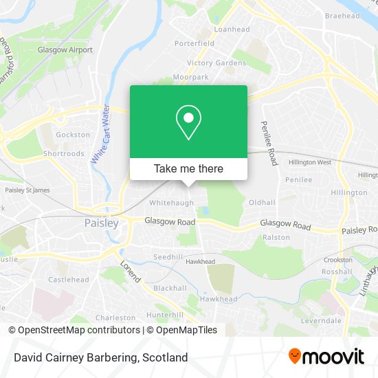 David Cairney Barbering map