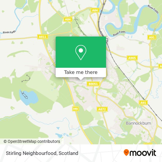 Stirling Neighbourfood map