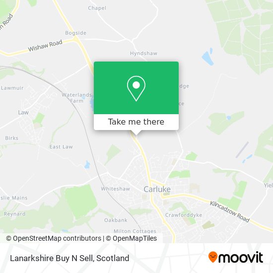 Lanarkshire Buy N Sell map