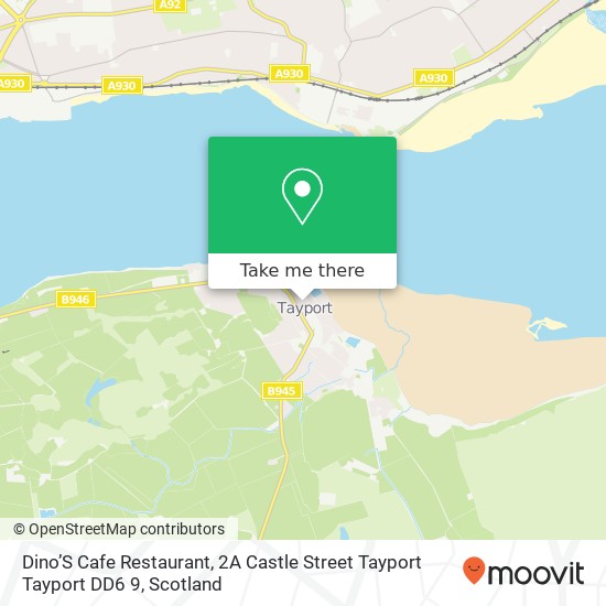 Dino’S Cafe Restaurant, 2A Castle Street Tayport Tayport DD6 9 map