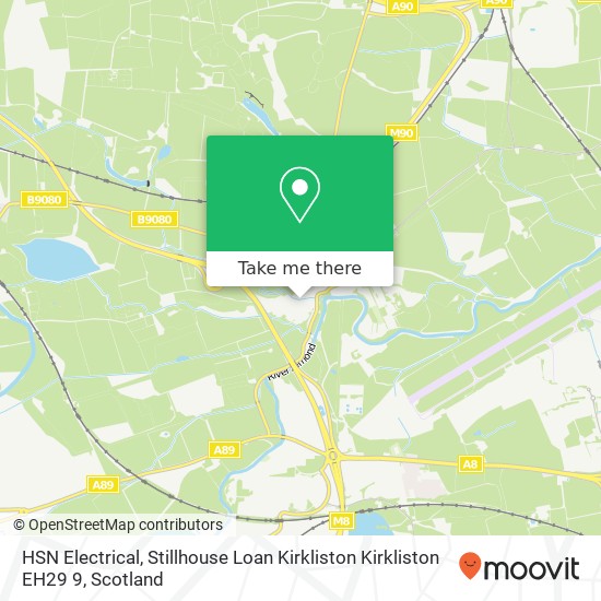 HSN Electrical, Stillhouse Loan Kirkliston Kirkliston EH29 9 map