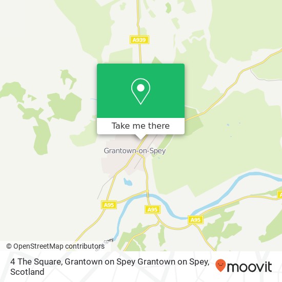 4 The Square, Grantown on Spey Grantown on Spey map