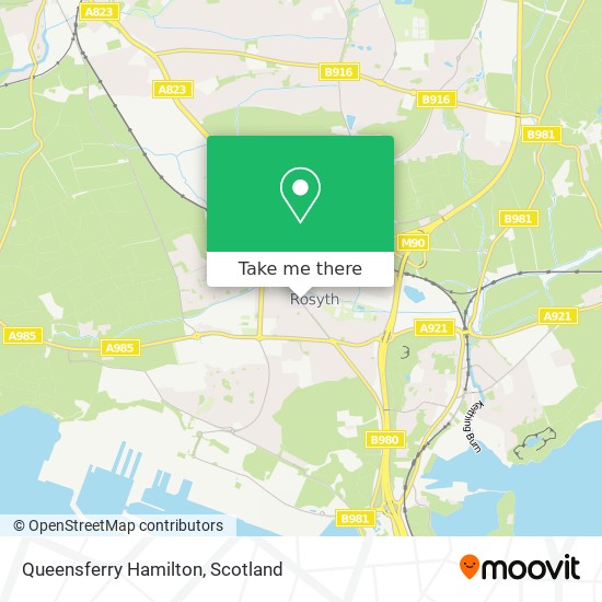 Queensferry Hamilton map