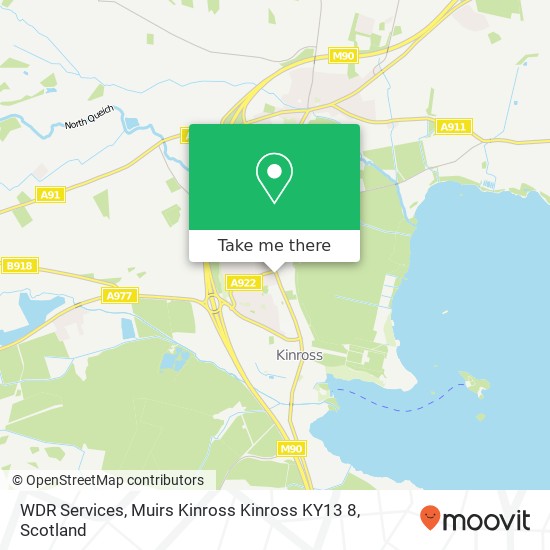 WDR Services, Muirs Kinross Kinross KY13 8 map