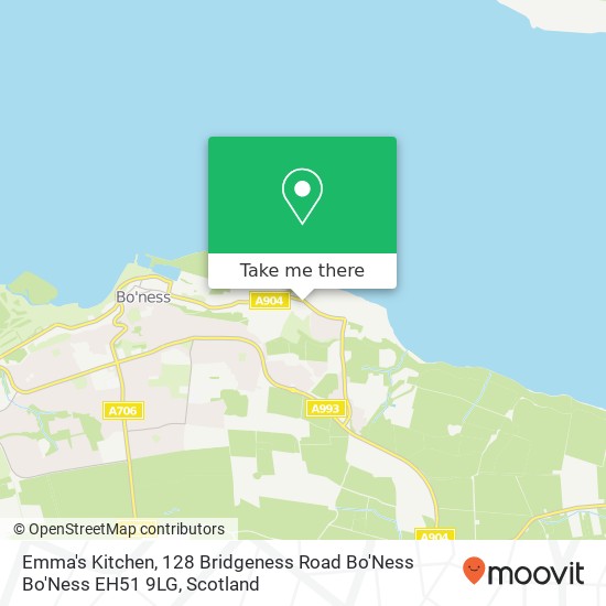 Emma's Kitchen, 128 Bridgeness Road Bo'Ness Bo'Ness EH51 9LG map