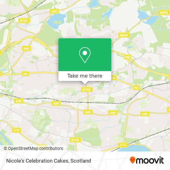 Nicole's Celebration Cakes map