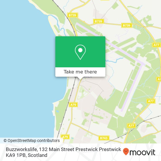 Buzzworkslife, 132 Main Street Prestwick Prestwick KA9 1PB map