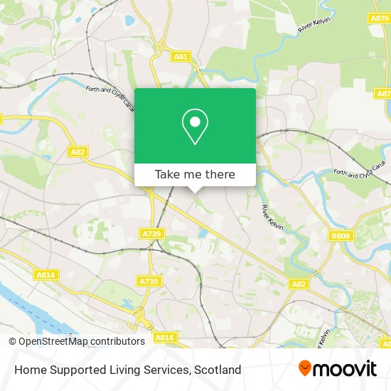 Home Supported Living Services map