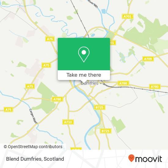 Blend Dumfries map