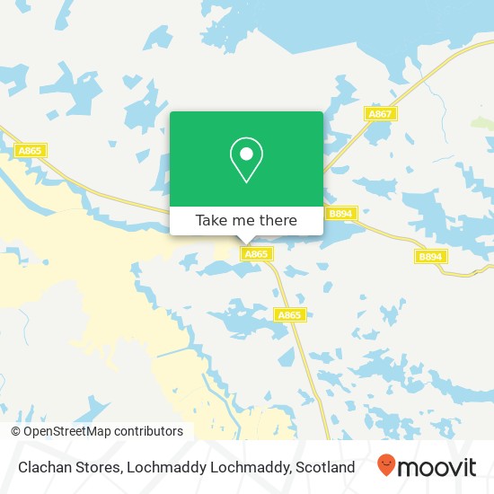 Clachan Stores, Lochmaddy Lochmaddy map