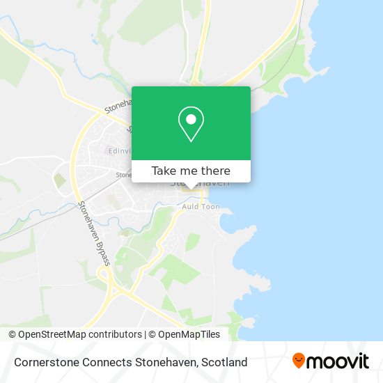 Cornerstone Connects Stonehaven map