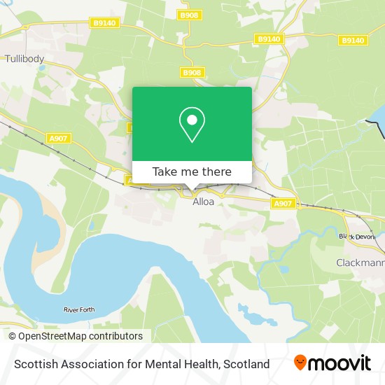 Scottish Association for Mental Health map
