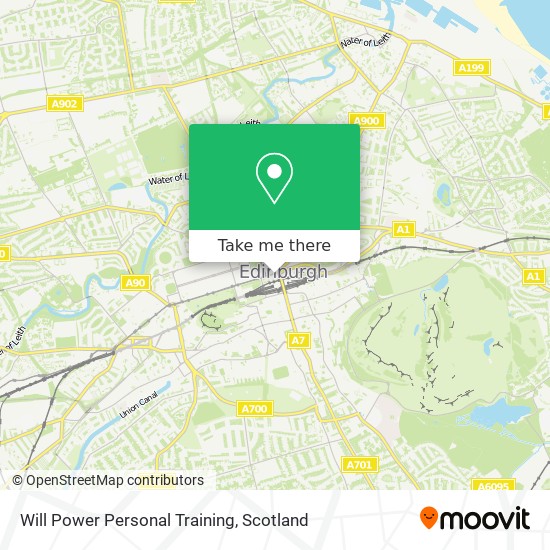 Will Power Personal Training map