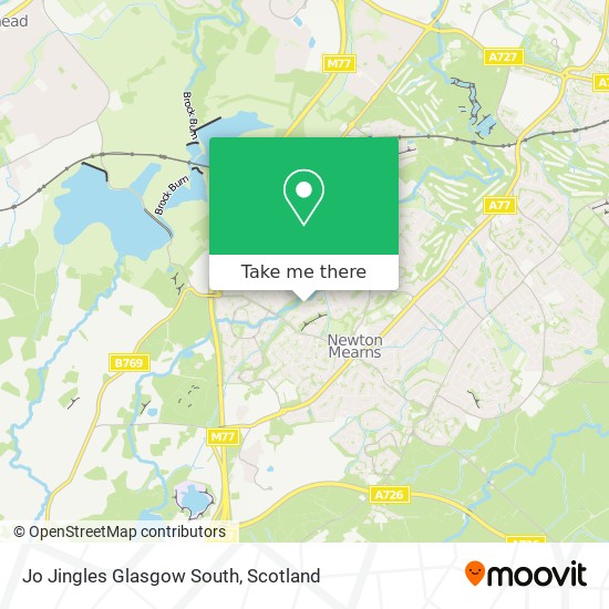 Jo Jingles Glasgow South map