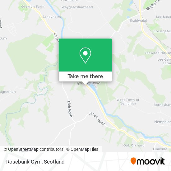 Rosebank Gym map