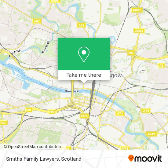 Smiths Family Lawyers map