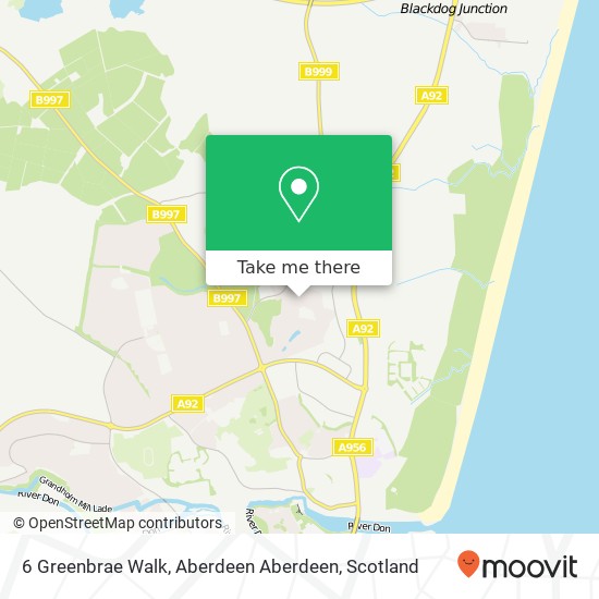 6 Greenbrae Walk, Aberdeen Aberdeen map