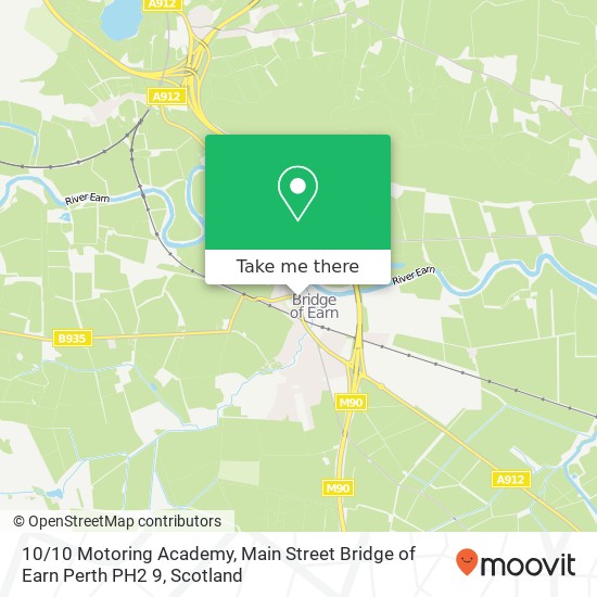 10 / 10 Motoring Academy, Main Street Bridge of Earn Perth PH2 9 map