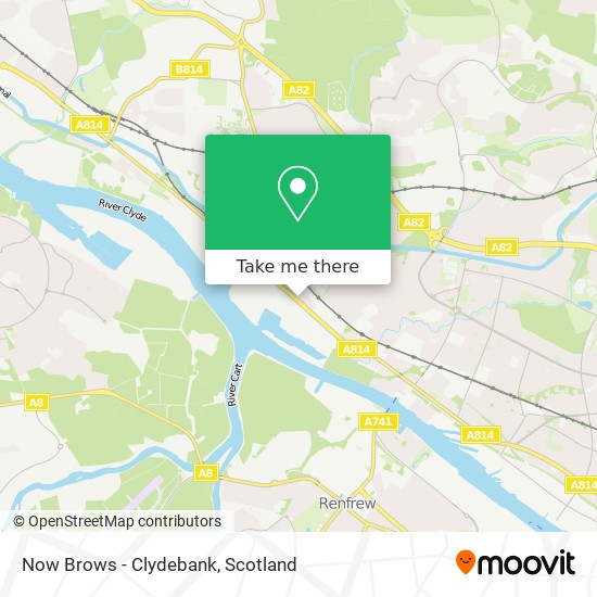 Now Brows - Clydebank map