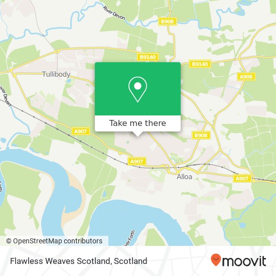 Flawless Weaves Scotland map