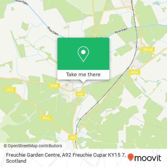 Freuchie Garden Centre, A92 Freuchie Cupar KY15 7 map