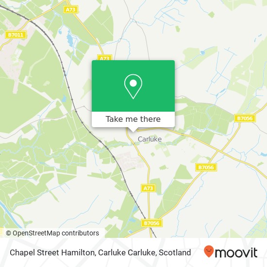 Chapel Street Hamilton, Carluke Carluke map