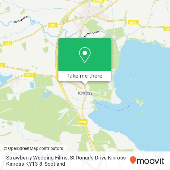 Strawberry Wedding Films, St Ronan's Drive Kinross Kinross KY13 8 map