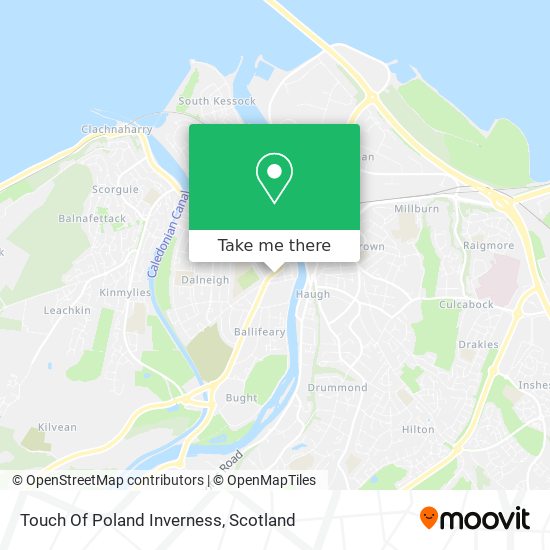 Touch Of Poland Inverness map