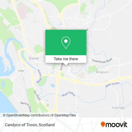 Candyco of Troon map