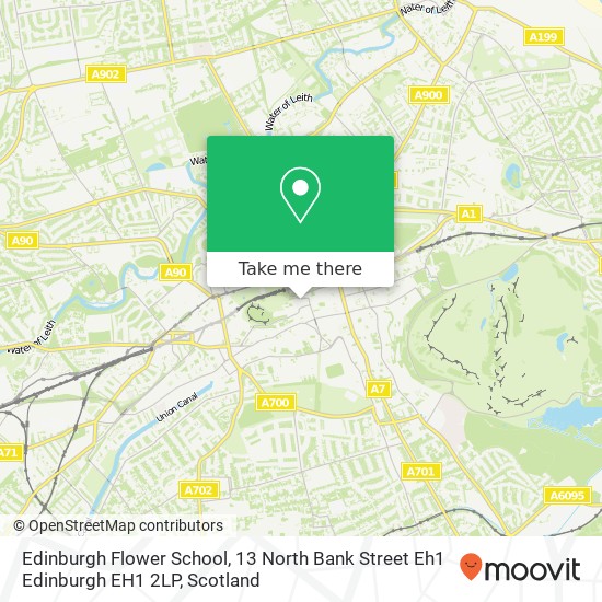 Edinburgh Flower School, 13 North Bank Street Eh1 Edinburgh EH1 2LP map