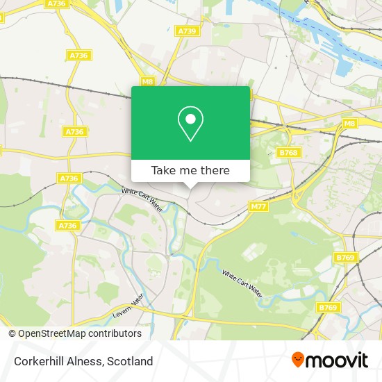 Corkerhill Alness map