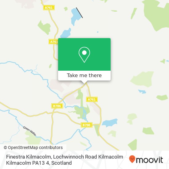 Finestra Kilmacolm, Lochwinnoch Road Kilmacolm Kilmacolm PA13 4 map