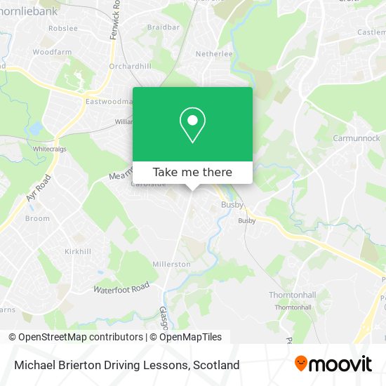 Michael Brierton Driving Lessons map