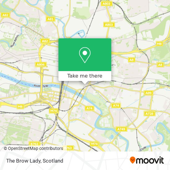 The Brow Lady map