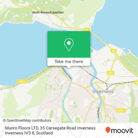 Munro Floors LTD, 35 Carsegate Road Inverness Inverness IV3 8 map