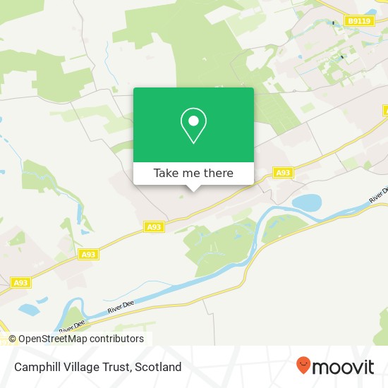 Camphill Village Trust map