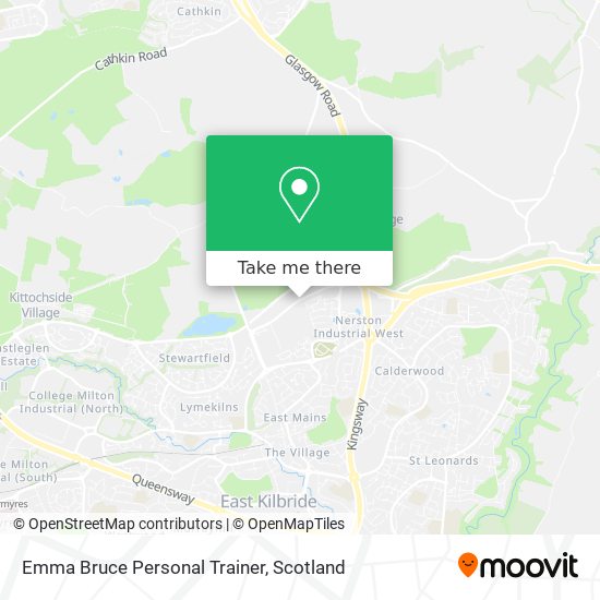 Emma Bruce Personal Trainer map