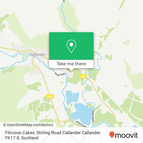 Filicious Cakes, Stirling Road Callander Callander FK17 8 map