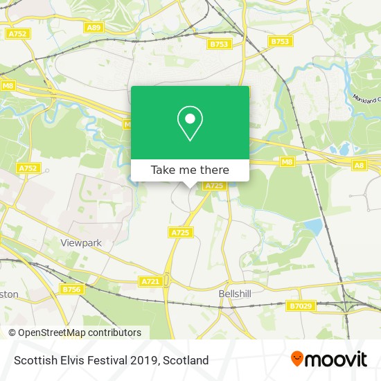 Scottish Elvis Festival 2019 map