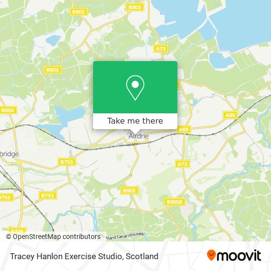 Tracey Hanlon Exercise Studio map
