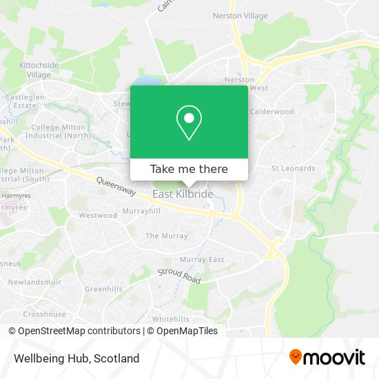 Wellbeing Hub map